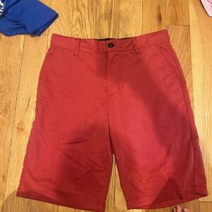 Men's Red Casual Shorts